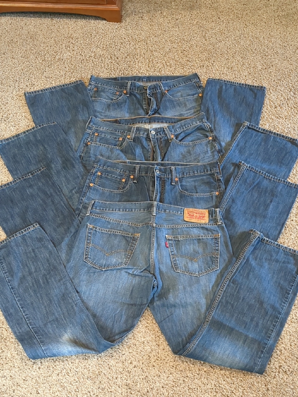 Levi's Blue Bootcut Men’s Jeans - Listing Is For Single Pair